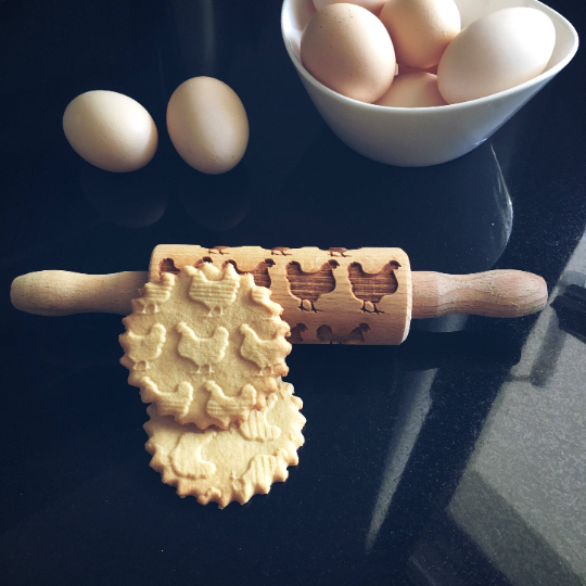 HENS, MINI rolling pin