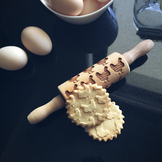 HENS, MINI rolling pin