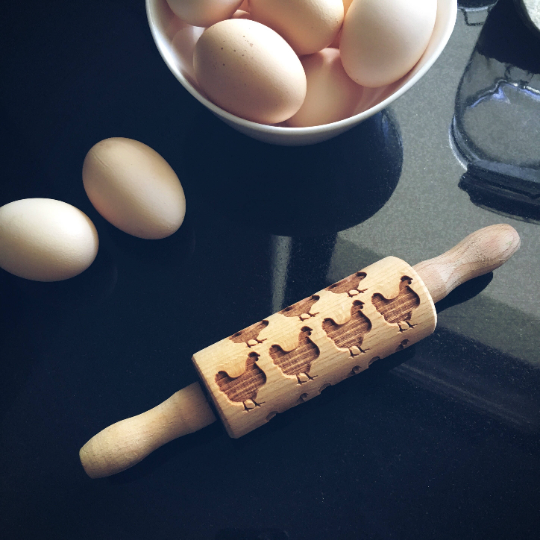 HENS, MINI rolling pin