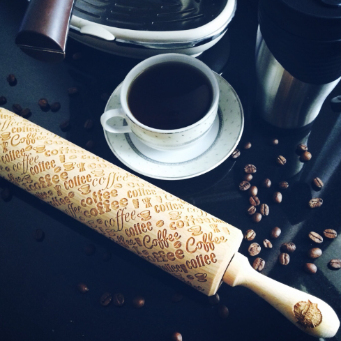 COFFEE rolling pin