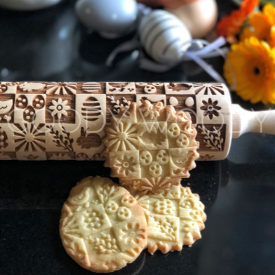 EASTER PATTERNS rolling pin