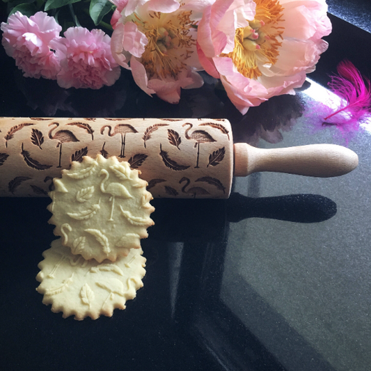 FLAMINGOS rolling pin