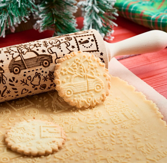 CHRISTMAS MOOD rolling pin