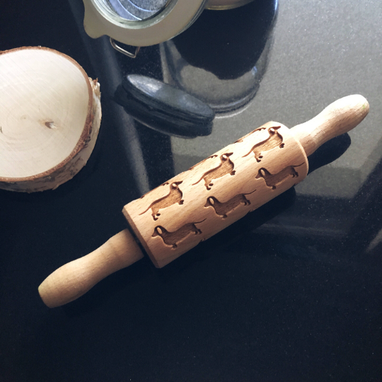 DACHSHUND, MINI rolling pin