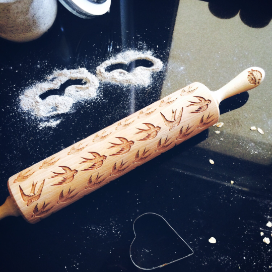 SWALLOWS rolling pin