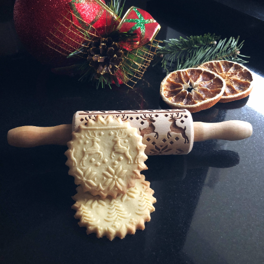 REINDEER, MINI rolling pin