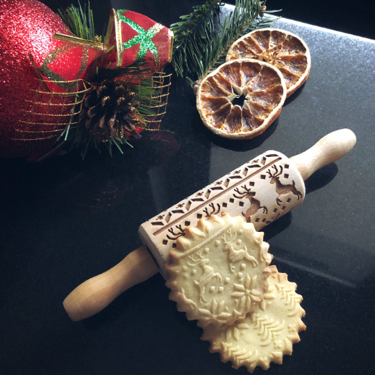 REINDEER, MINI rolling pin