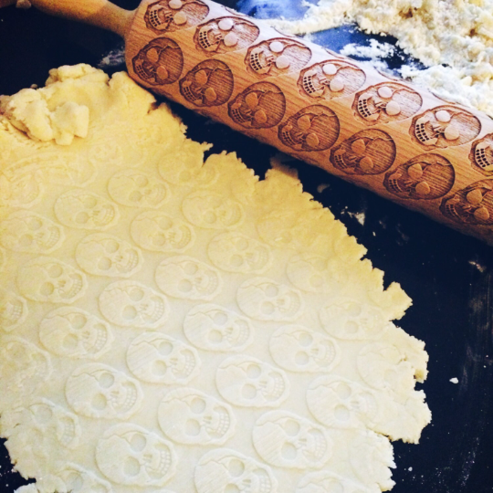 SKULL rolling pin