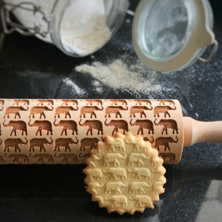 ELEPHANTS rolling pin