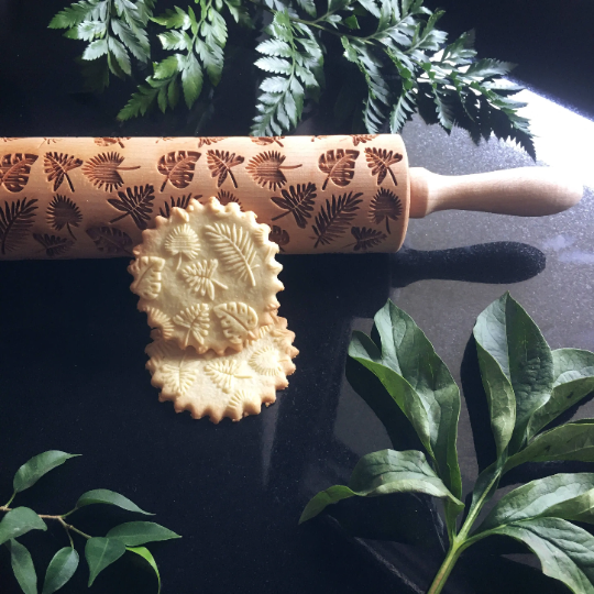 TROPICAL LEAVES rolling pin